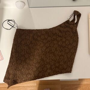 Princess Polly Chocolate Lace Top